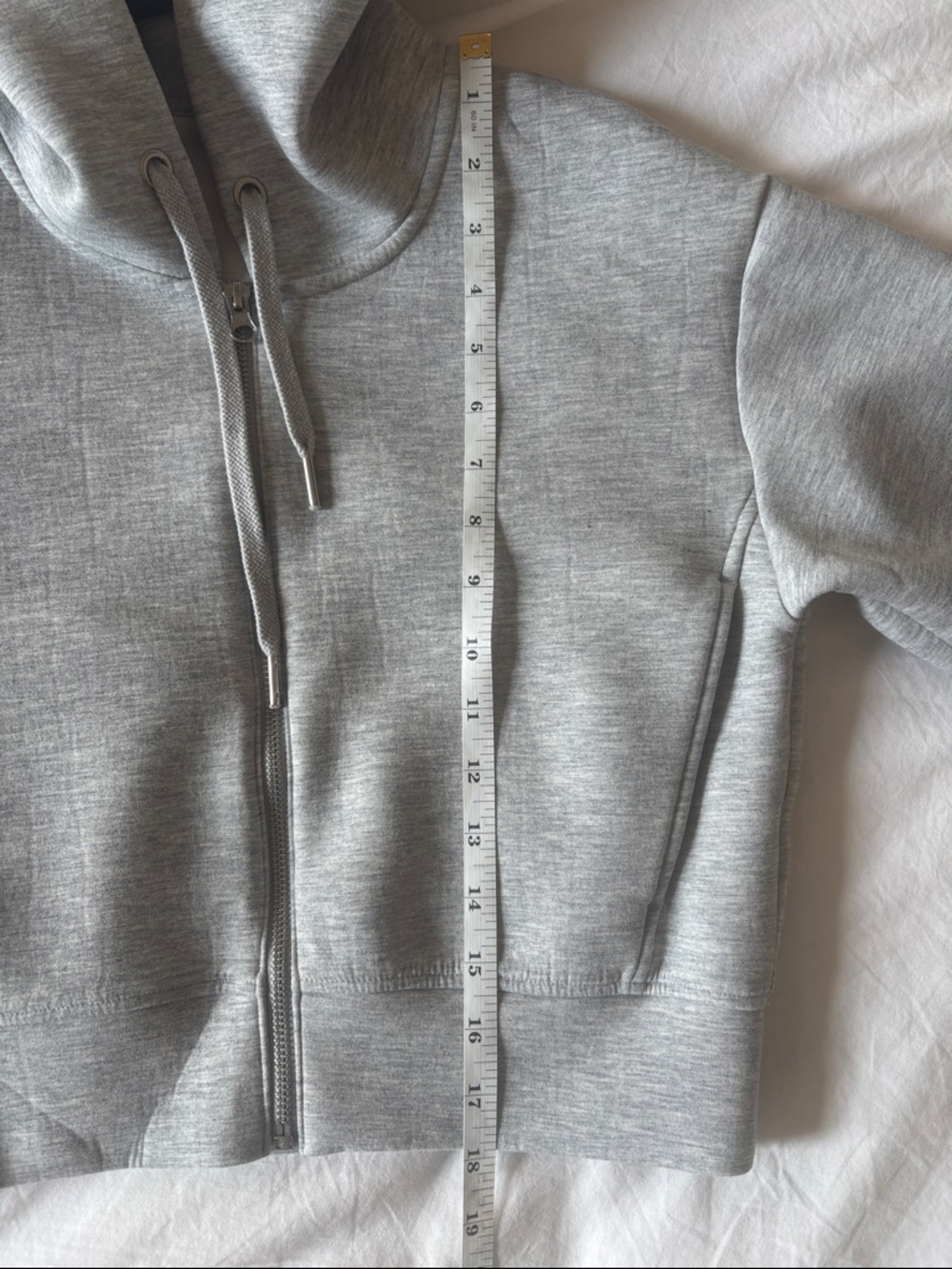 GU Cropped Full Zip Hoodie - Picture 6 of 8